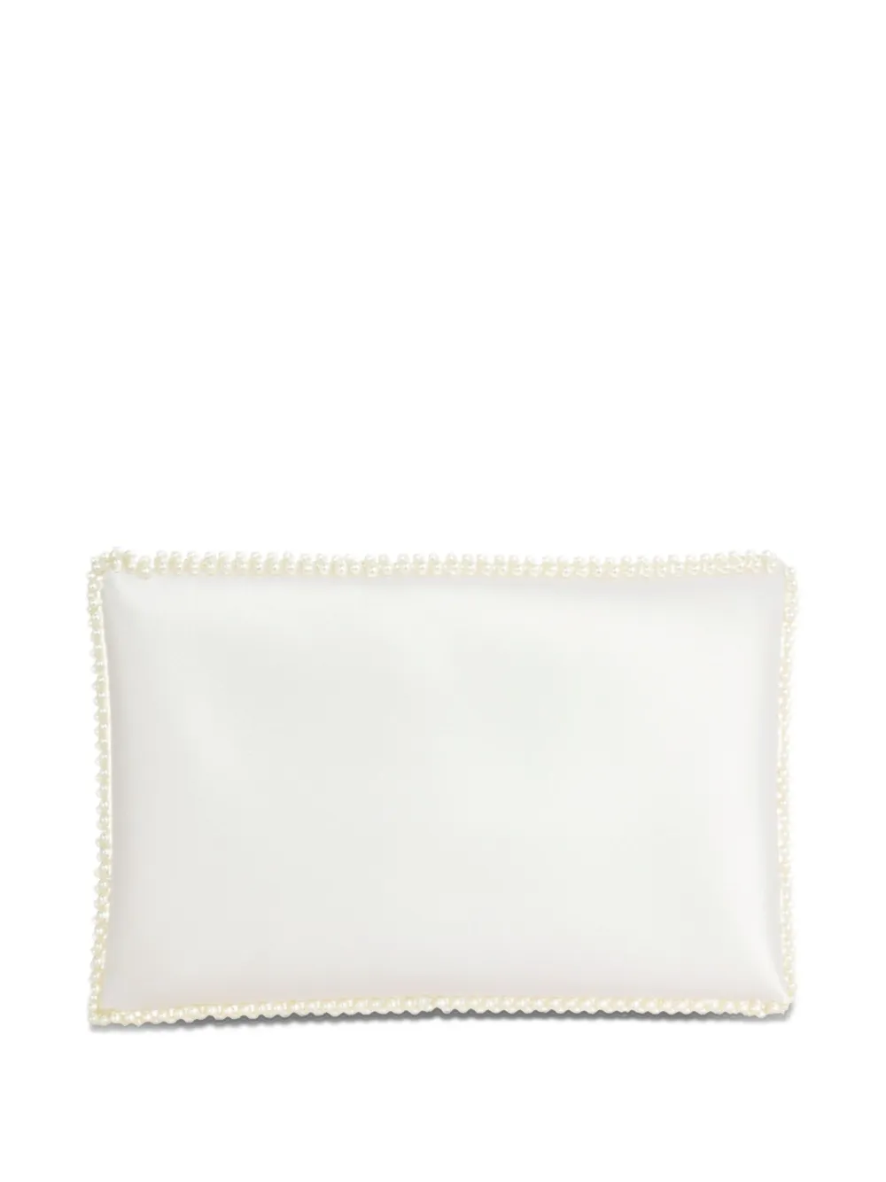 Vanina Love Letter clutch verfraaid met parel Wit