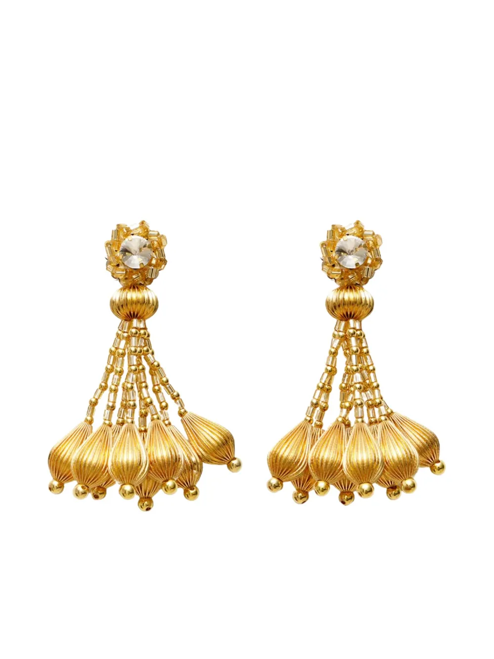 Vanina Lys beaded-drop earrings - Oro