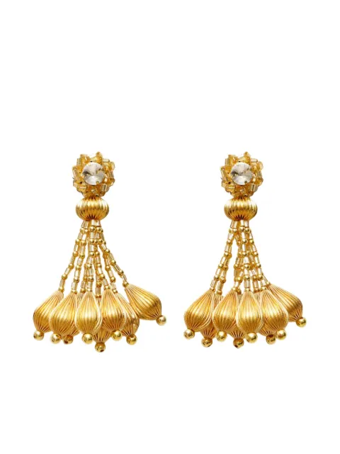 Vanina Lys beaded-drop earrings