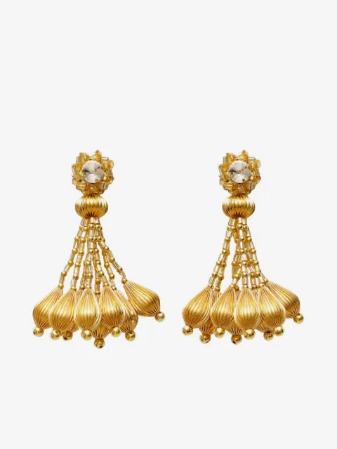 Vanina Lys beaded-drop earrings