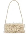 Vanina Cascade de Caresses beaded-fringe bag - White