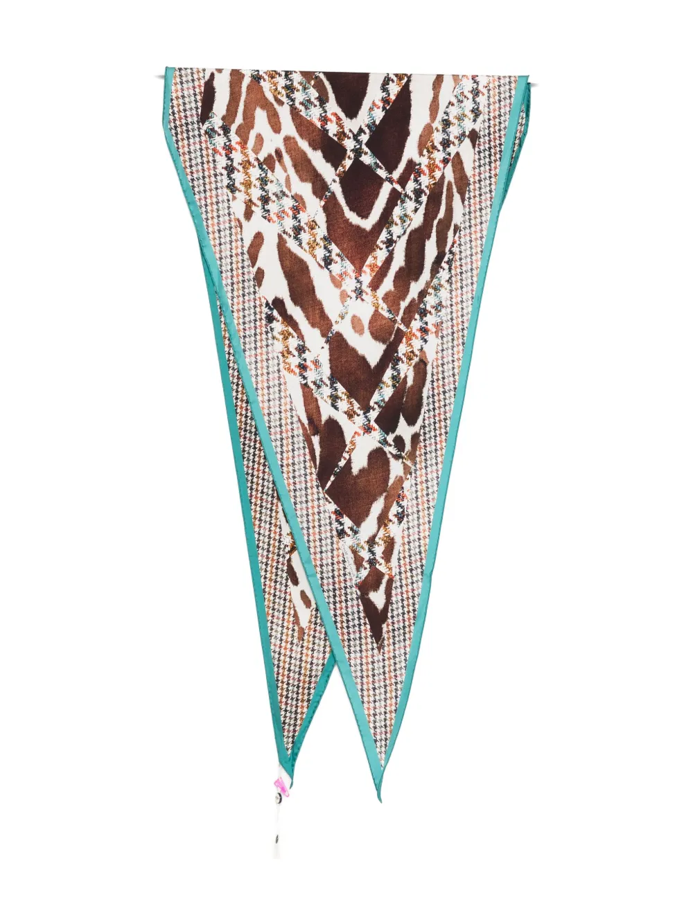Pierre-Louis Mascia Aloeuw silk scarf Blauw