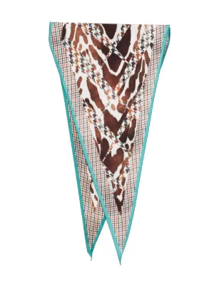 ピエール ルイ マシア Pierre-Louis Mascia シルクスカーフ Pierre-Louis Mascia ピエール ルイ マシア スカーフ 総柄