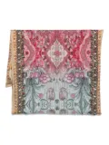 Pierre-Louis Mascia patterned shawl scarf - Blue