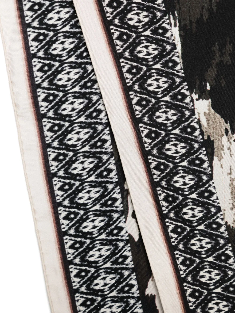 Pierre-Louis Mascia Aloeuw silk scarf Zwart
