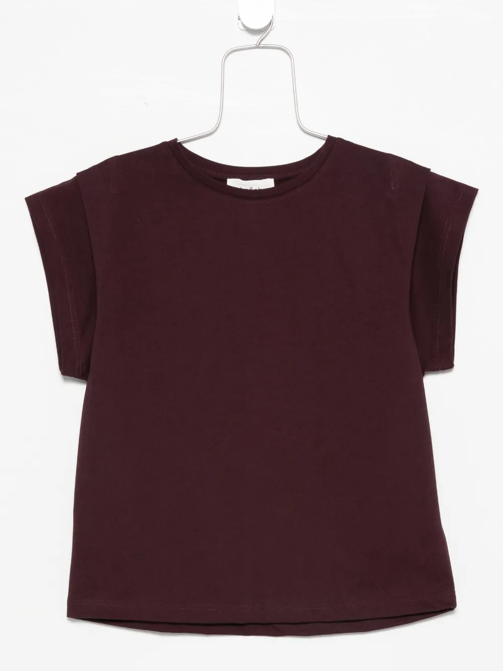 Ba&Sh Pio capped-sleeve cotton T-shirt - Viola