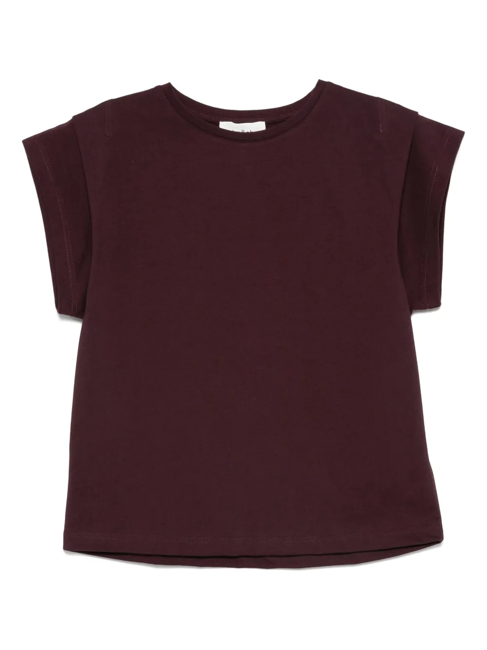 Ba&Sh Pio katoenen T-shirt met kapmouwen Paars