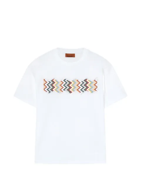 Missoni Kids T-shirt con motivo a zigzag