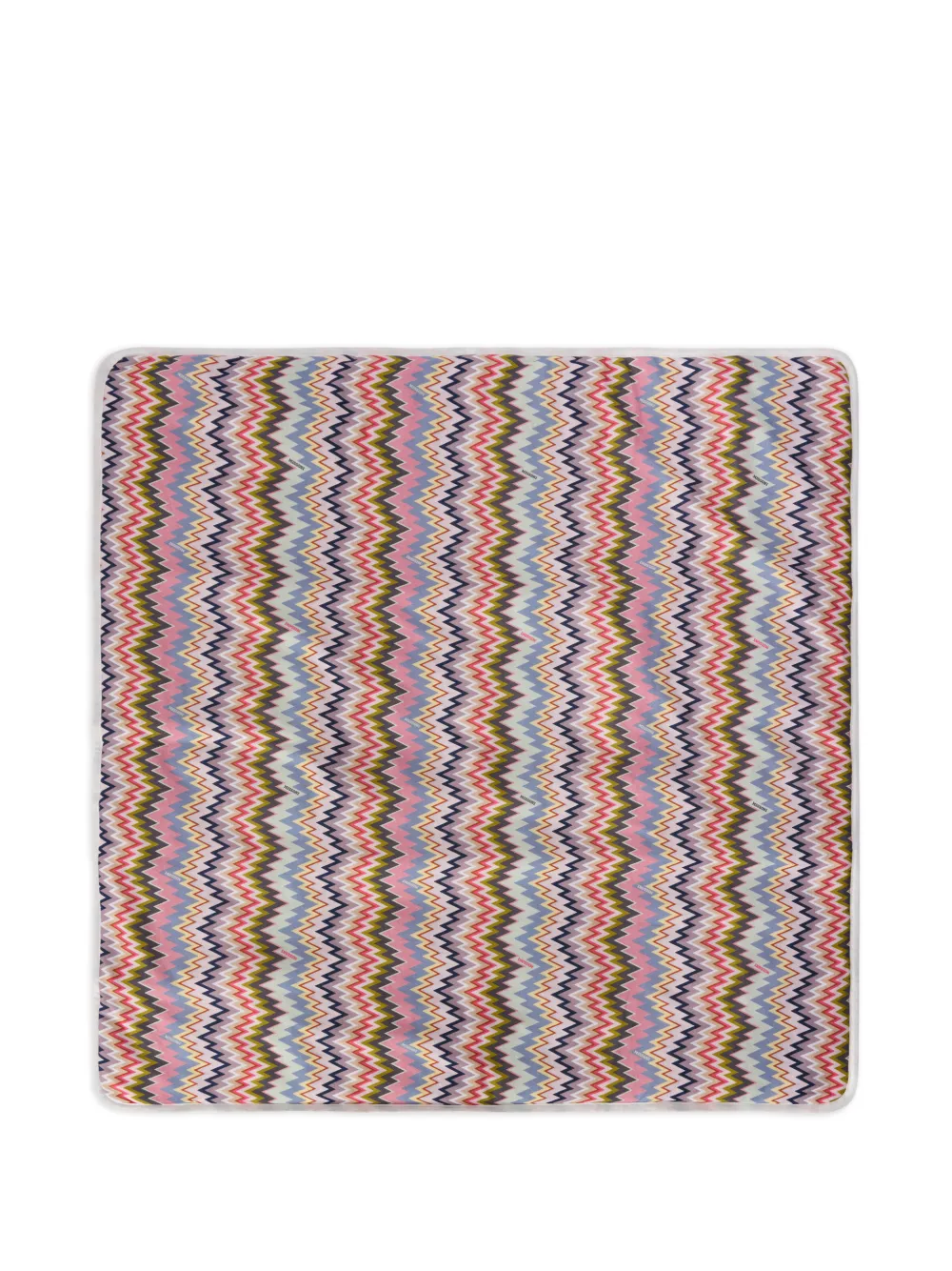 Missoni Kids zigzag-pattern blanket - Rosa