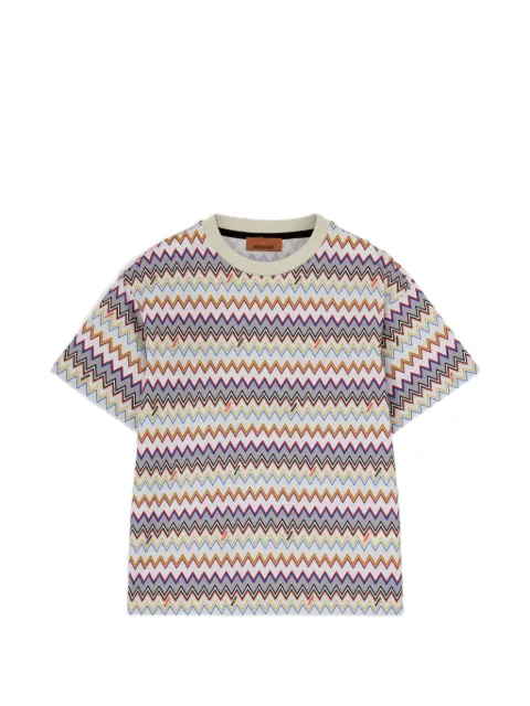 Missoni Kids zigzag-pattern T-shirt