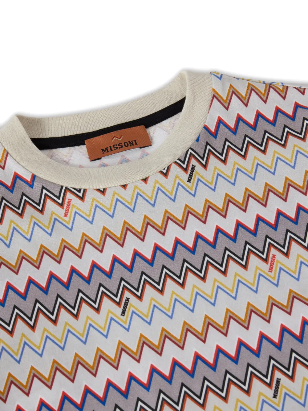  Missoni Kids Zigzag-pattern T-shirt - White 