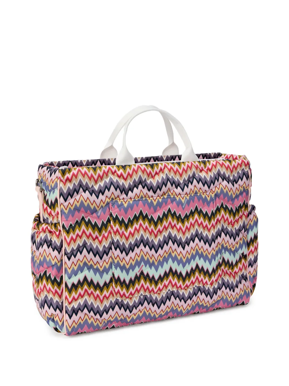  Missoni Kids Zigzag-pattern Changing Bag - Pink 