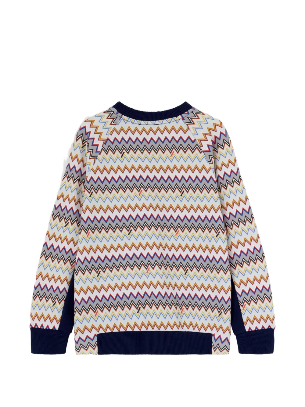  Missoni Kids Zigzag-pattern Sweatshirt - Blue 