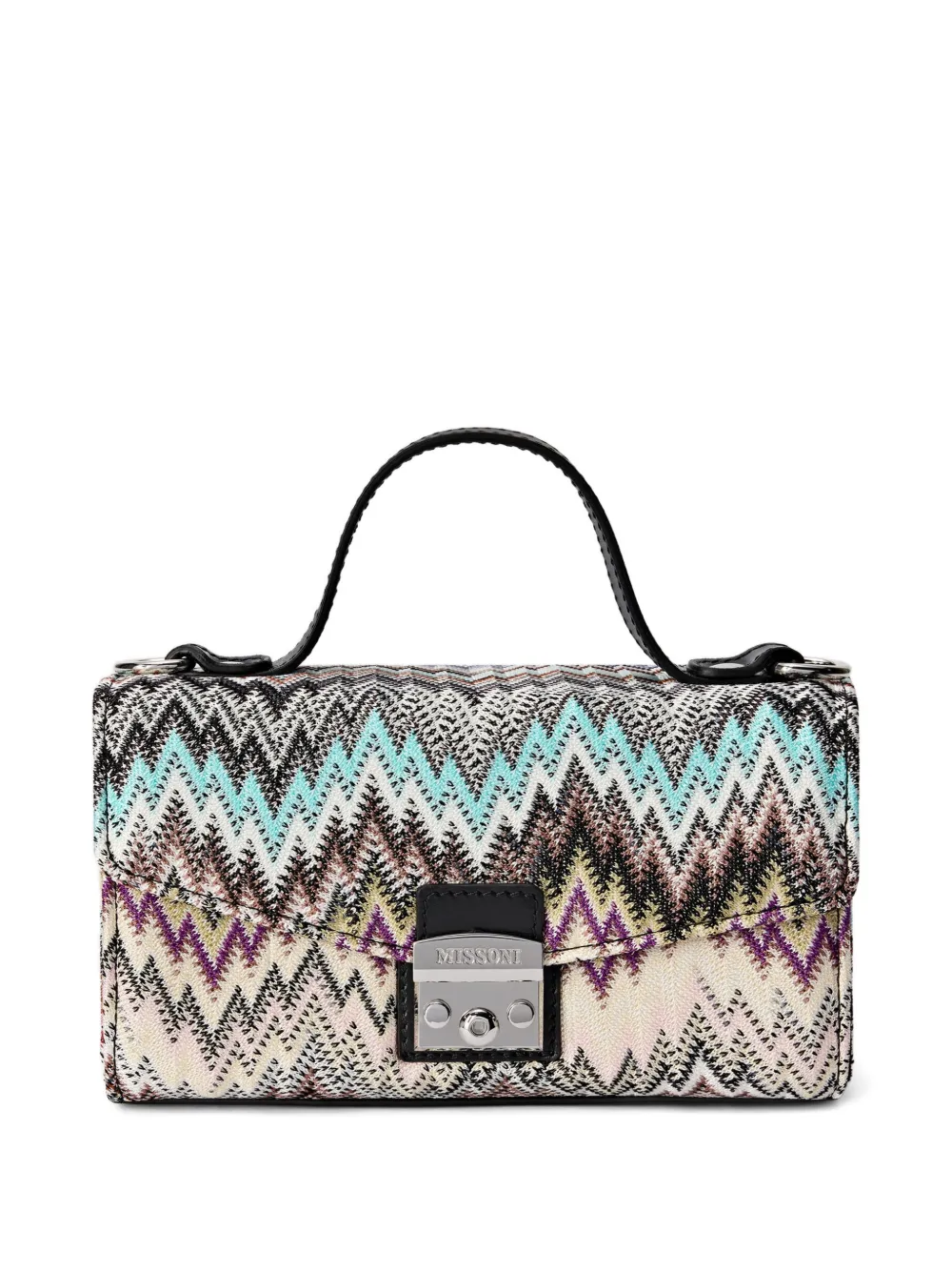 Missoni Kids zig-zag shoulder bag - Toni neutri