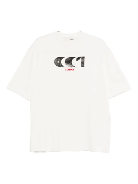CIARAN logo-print cotton T-shirt