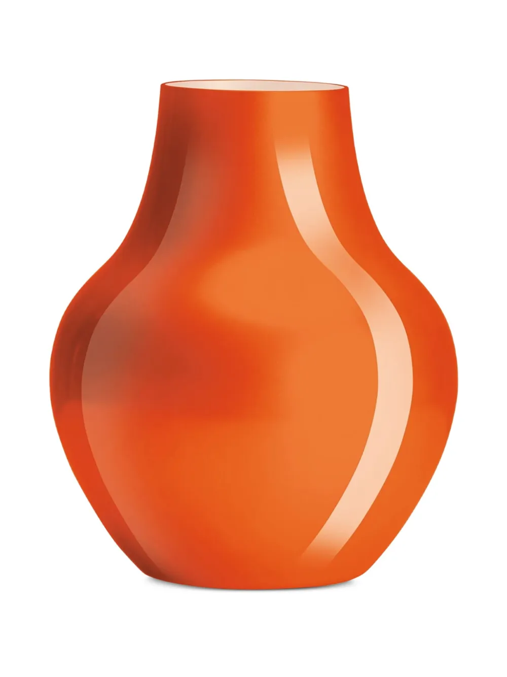 Ivv Glass Vase In Orange