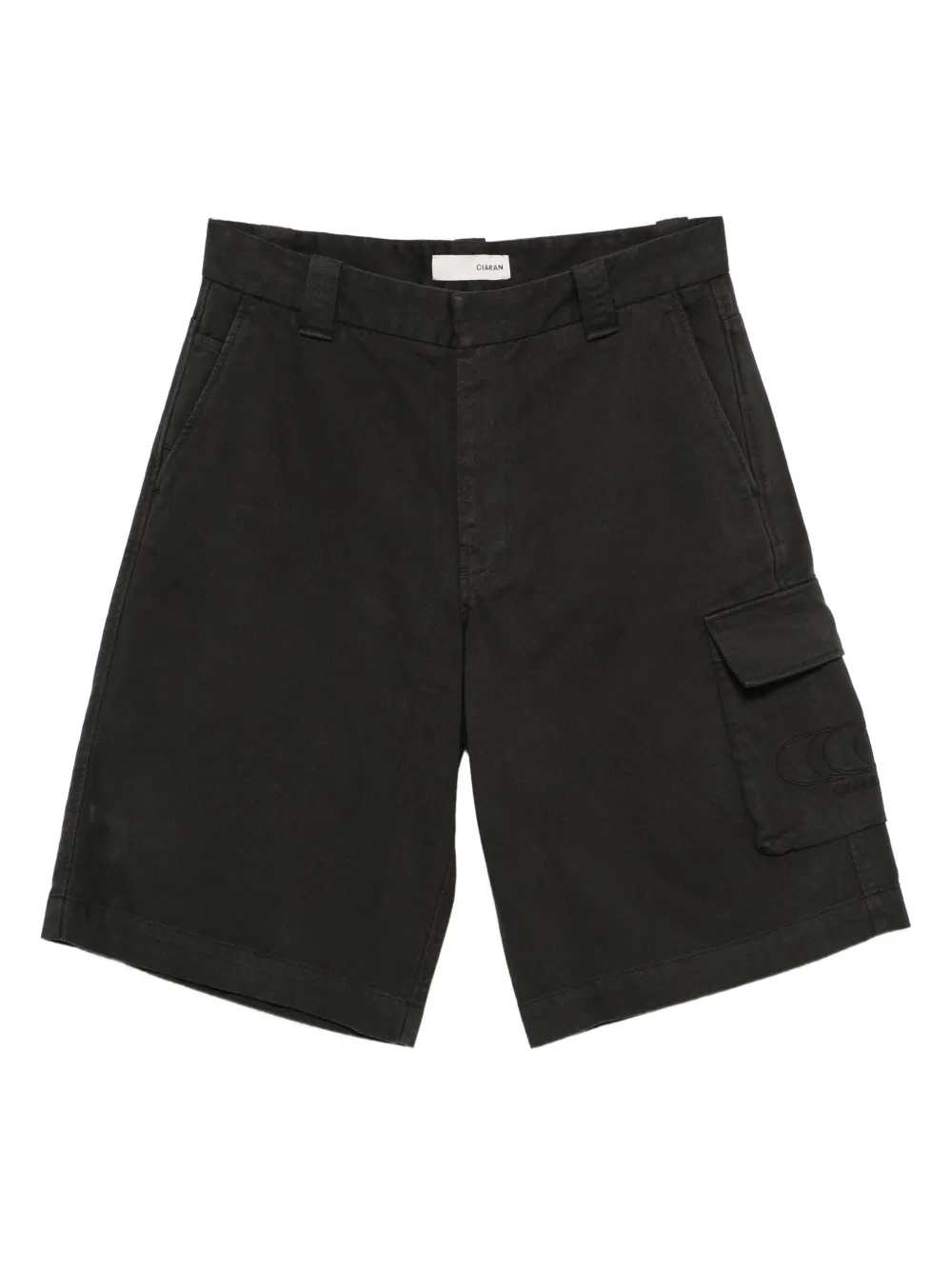 CIARAN cotton cargo shorts | Black | Image 1
