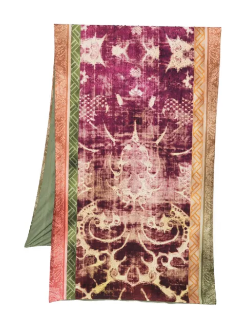 Pierre-Louis Mascia Aloewon damask-pattern scarf