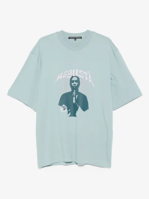 MEGUSTA  Prayer graphic-print T-shirt