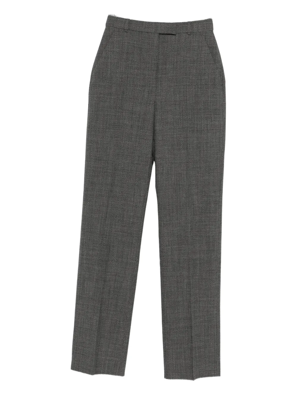 Alexander McQueen Pantaloni dritti in lana - Grigio