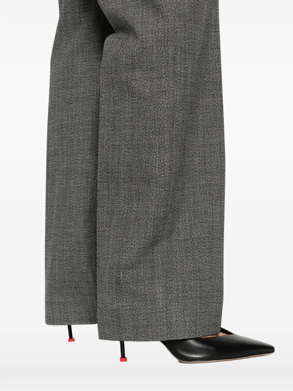 Alexander McQueen Wollen straight broek Grijs