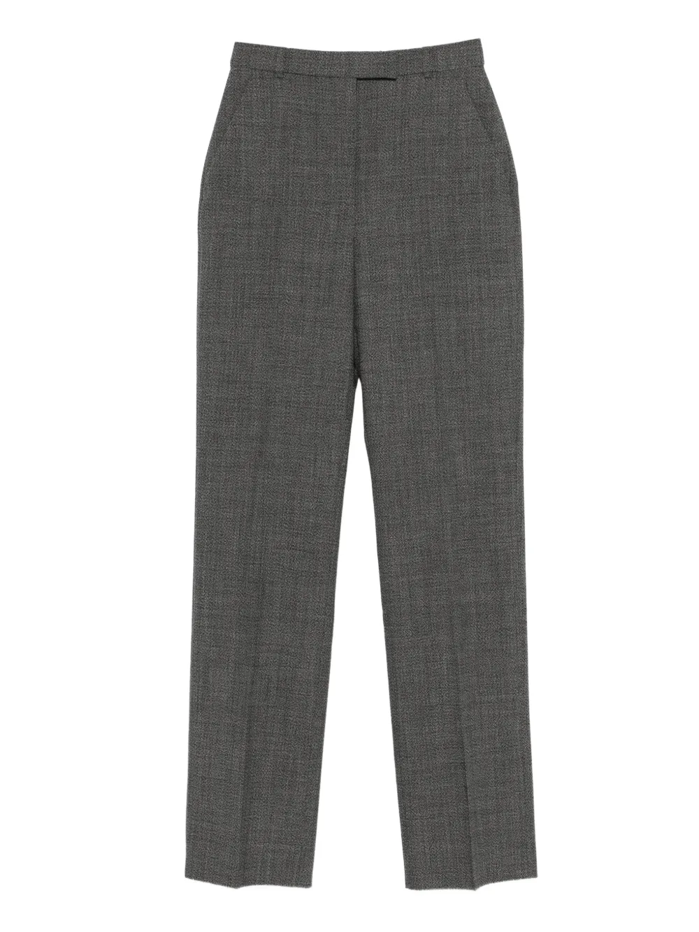 Alexander McQueen Pantaloni dritti in lana - Grigio