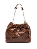 Ba&Sh June chain-strap leather tote bag - Brown