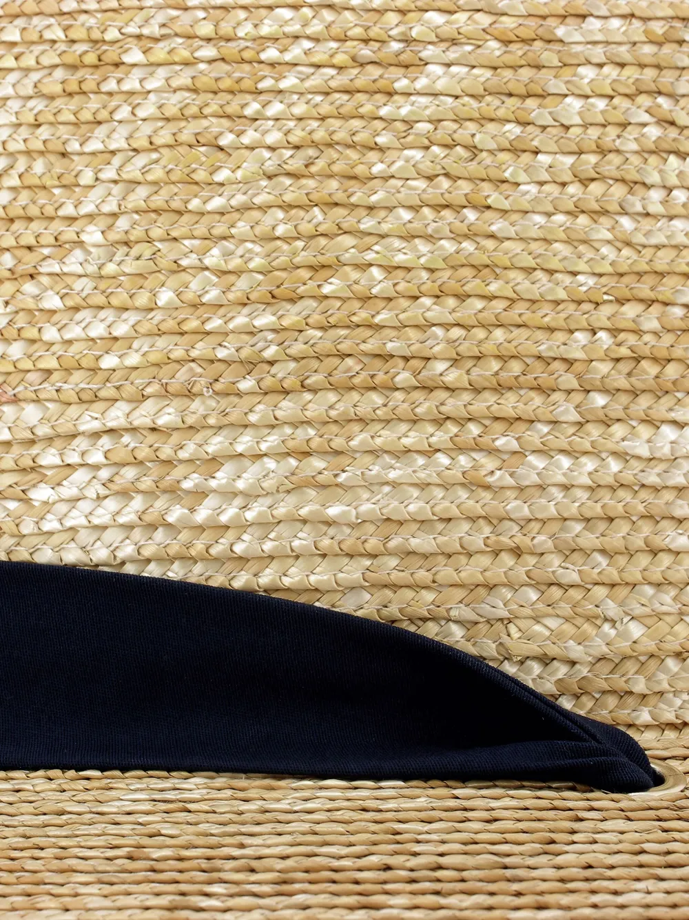 Gallo raffia ribbon fedora hat Beige