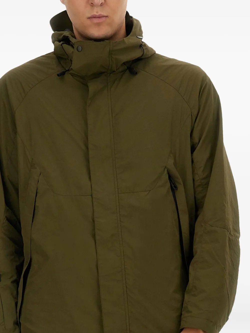 JG1 Parka met ritssluiting Groen