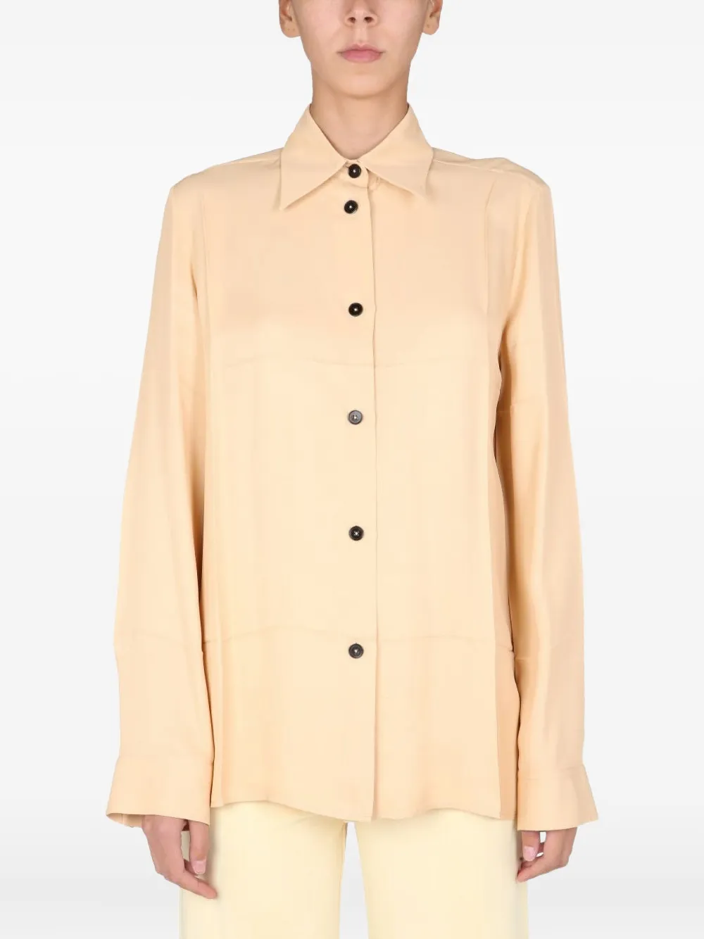 Jil Sander Button-up Shirt In Neutral