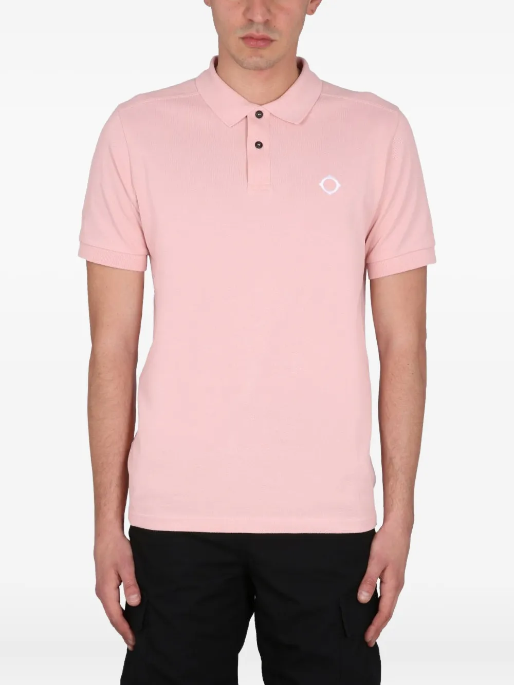 Ma.Strum playera tipo polo con logo | rosado | Image 1