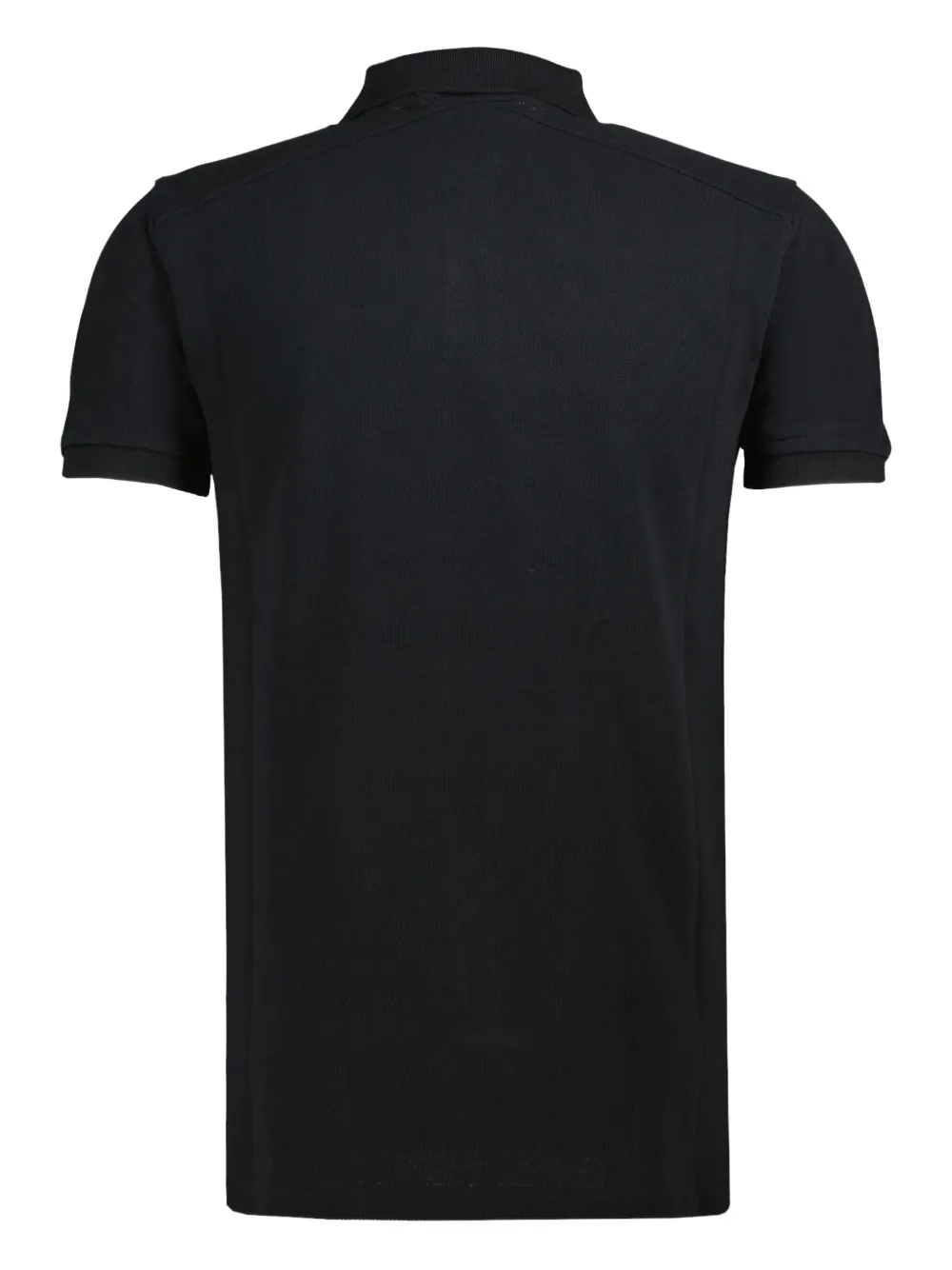 Ma.Strum logo-detail polo shirt - Zwart