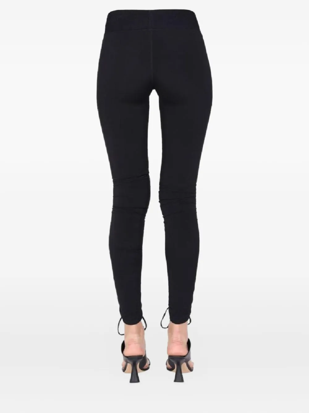 HUALA gathered tie trousers | Black | Image 1