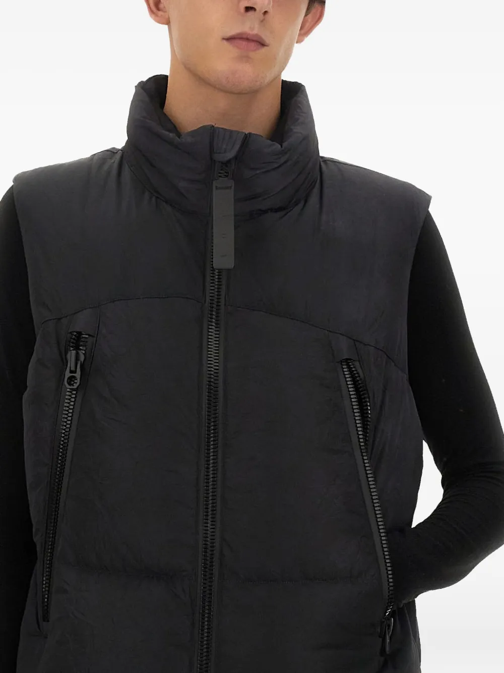 JG1 Bodywarmer met rits Zwart