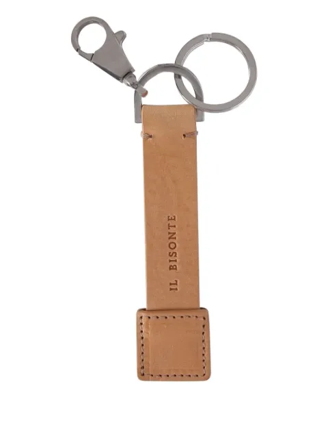 Il Bisonte leather keyring