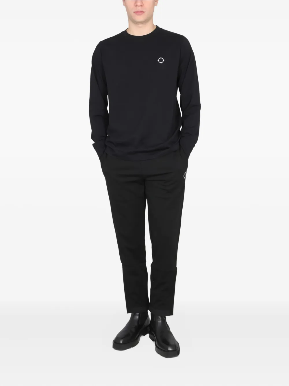 Ma.Strum logo-embroidered long-sleeve T-shirt | T-Shirts | Image 2
