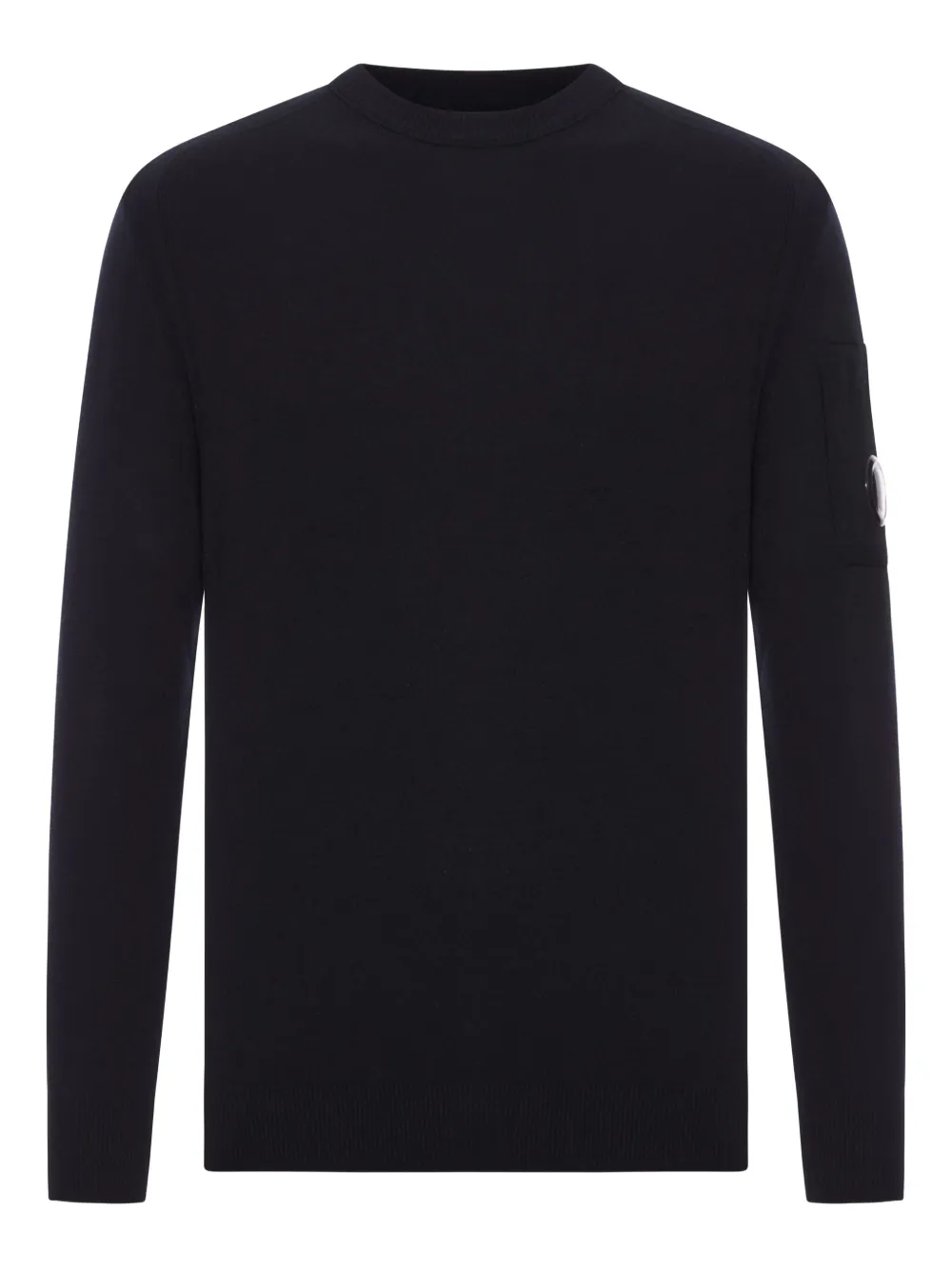C.P. Company pocket-detail crew-neck sweater | Black | Image 1