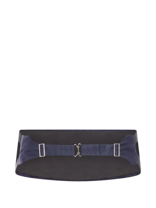 Giorgio Armani シルク カマーバンド | ブルー | FARFETCH JP