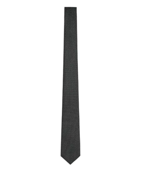 Giorgio Armani micro-dot silk tie