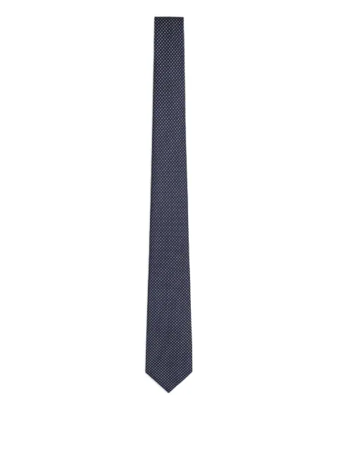 Giorgio Armani corbata de seda con motivo de lunares