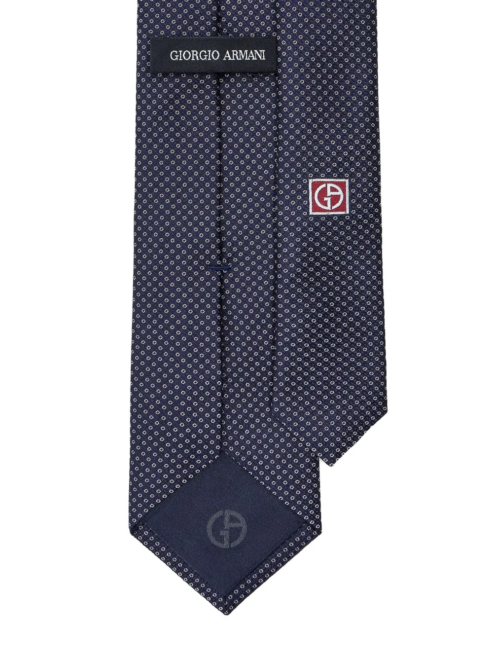 Giorgio Armani Zijden stropdas Blauw