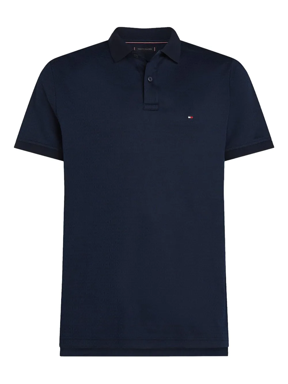 Tommy Hilfiger textured polo shirt | Blue | Image 1