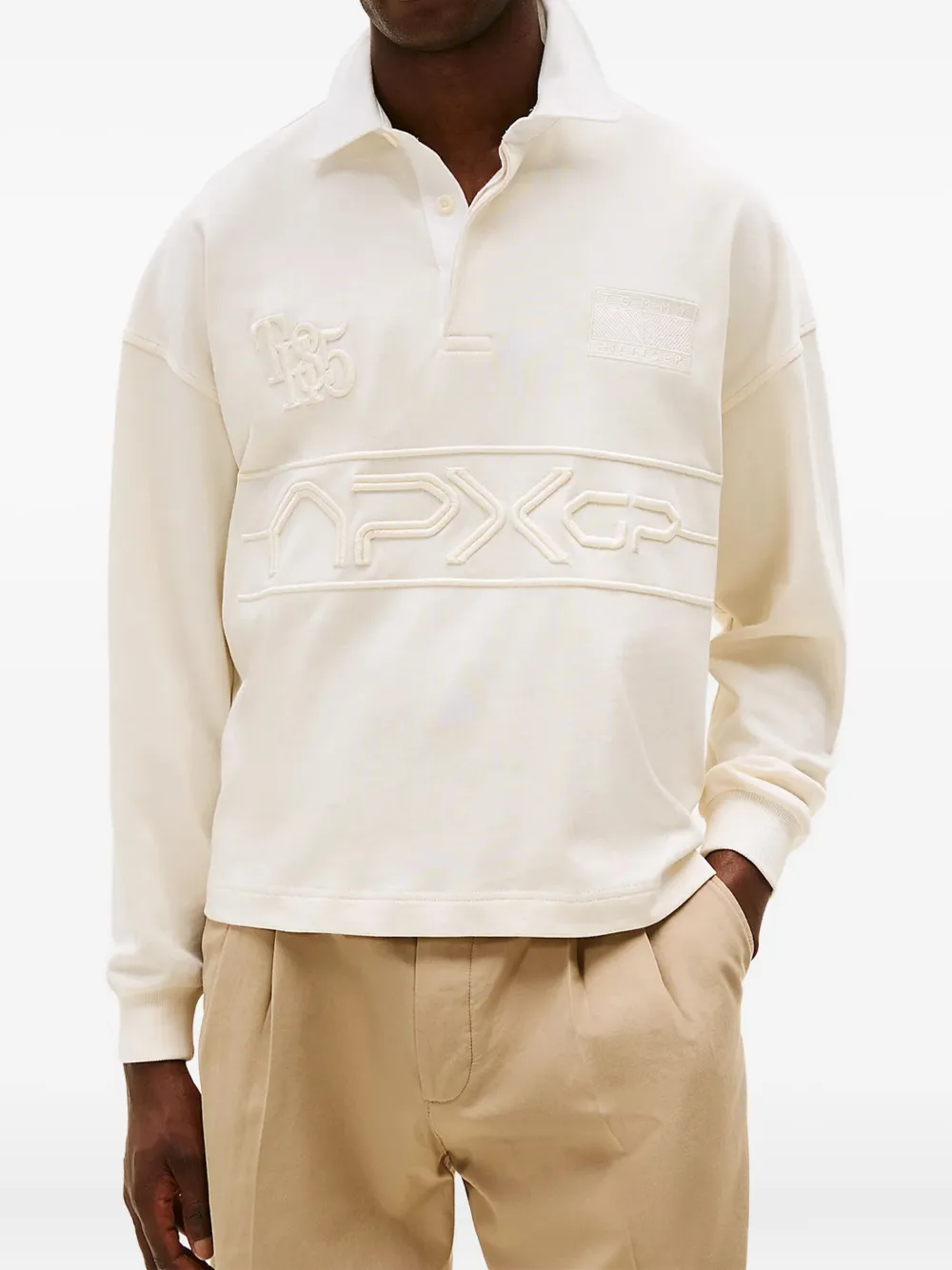 Tommy Hilfiger Poloshirt met geborduurd logo Wit