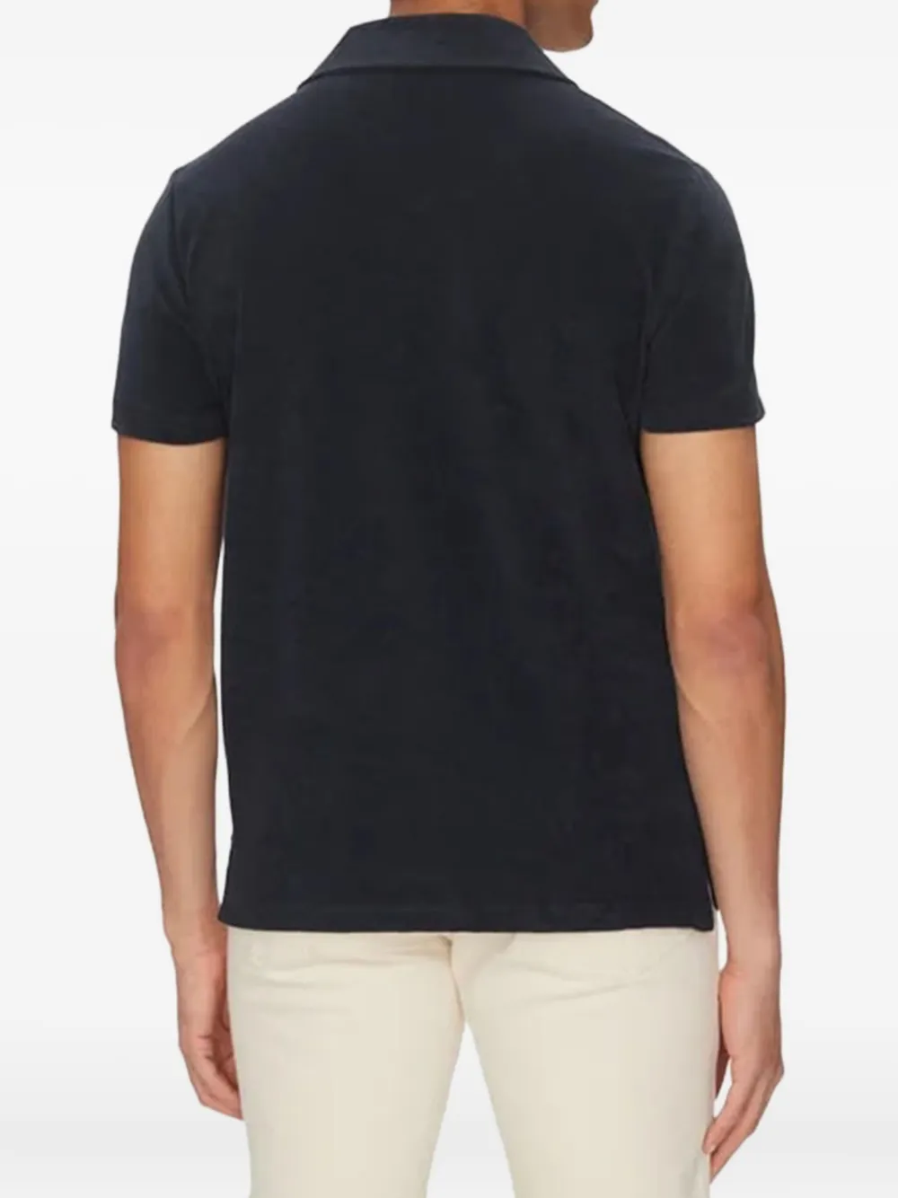 Tommy Hilfiger Geplooid poloshirt - Blauw