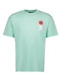 Japan Rags Obito record-player print T-shirt - Green