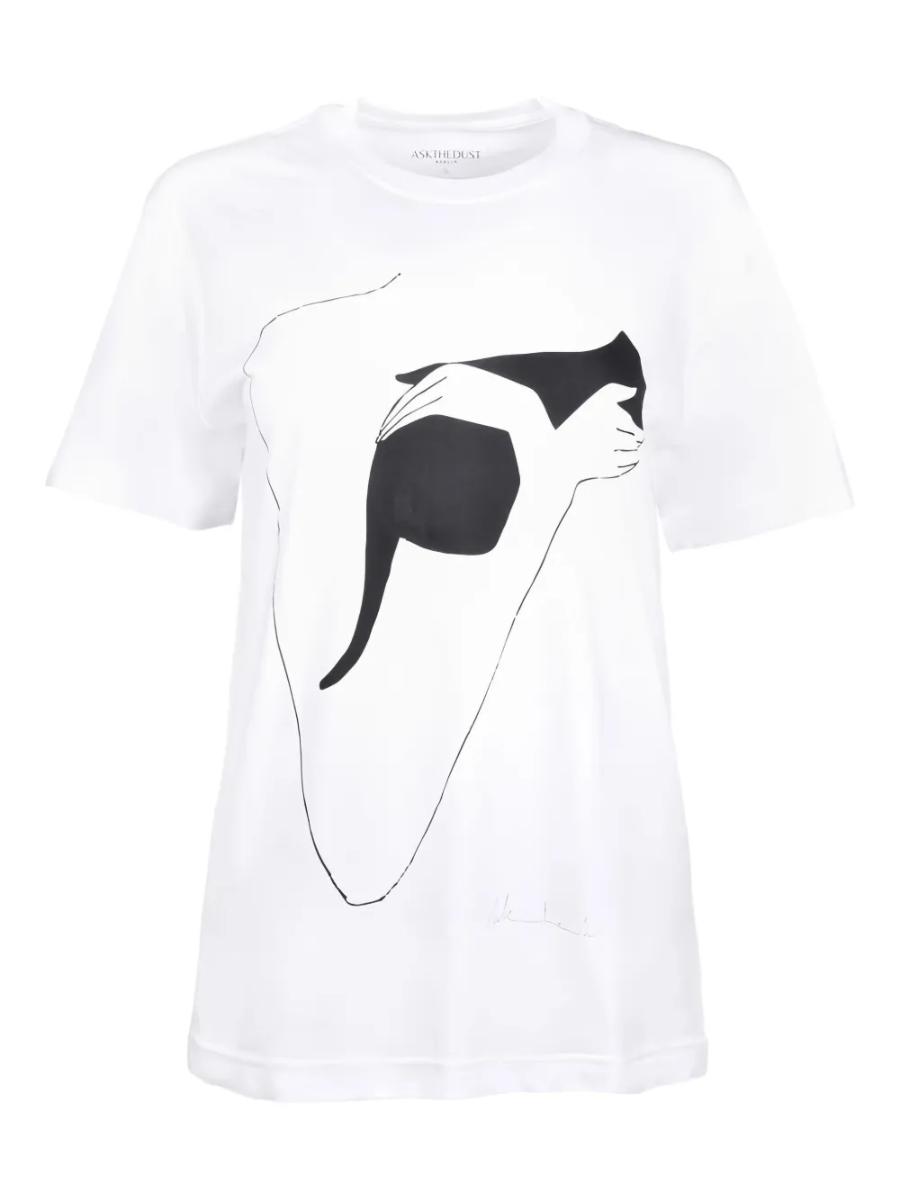 Askthedust Cat T-shirt - ホワイト Askthedust Cat T-shirt - ホワイト
