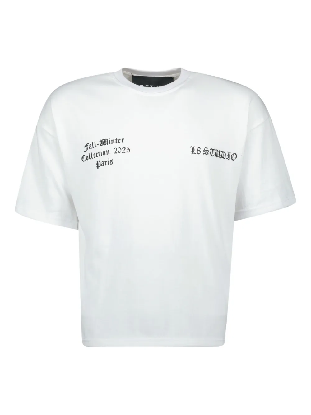 L8 Studio Passion du Christ cotton T-shirt | White | Image 1