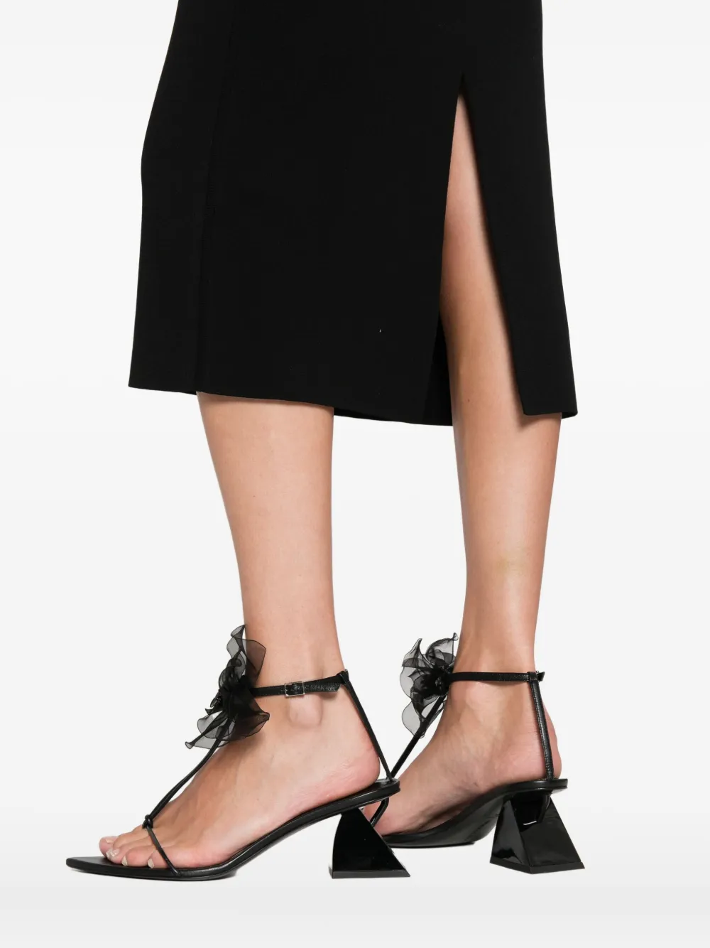 ANINE BING Strapless midi-jurk Zwart
