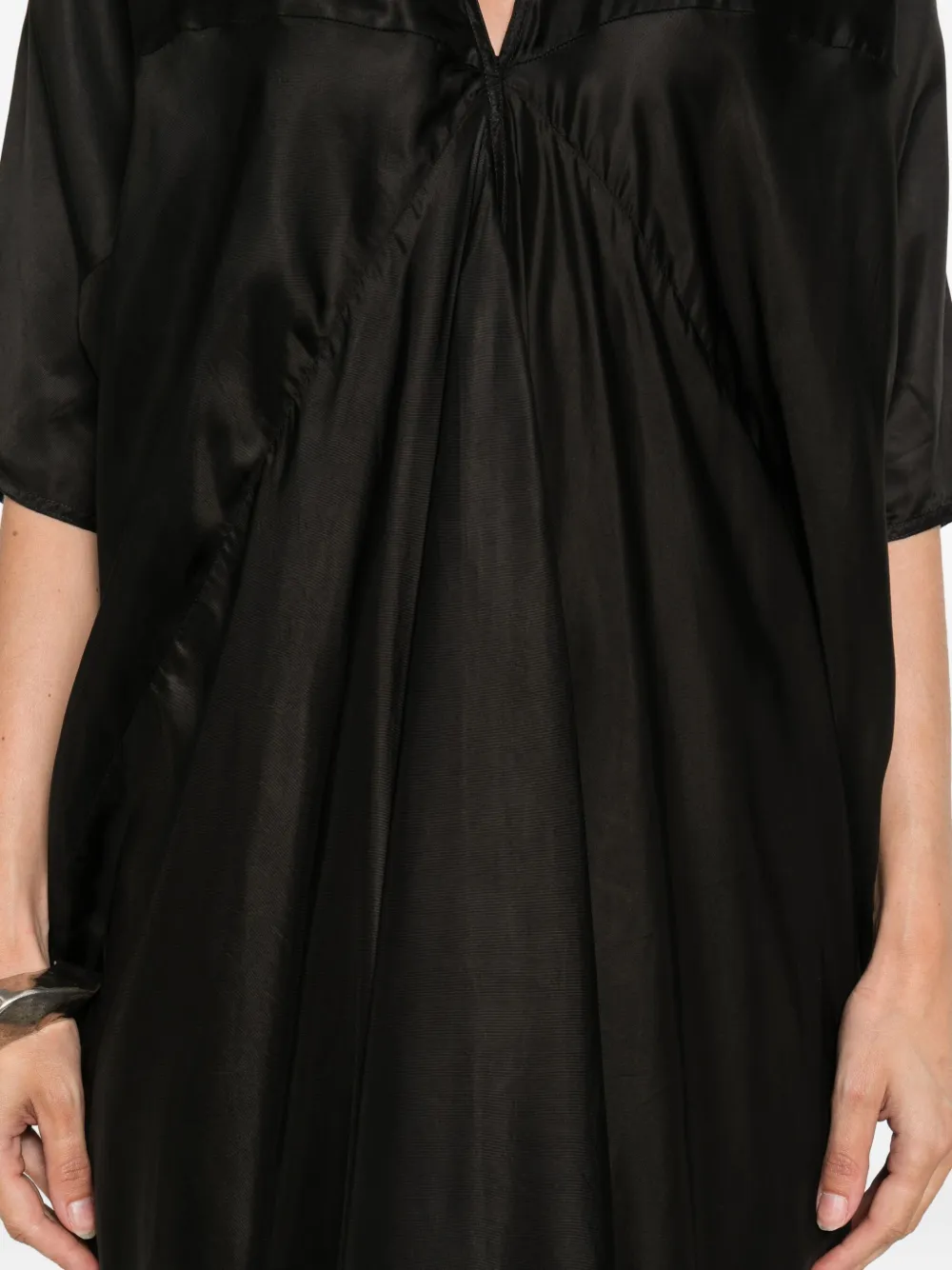 Rick Owens Concordians Kite midi dress Zwart