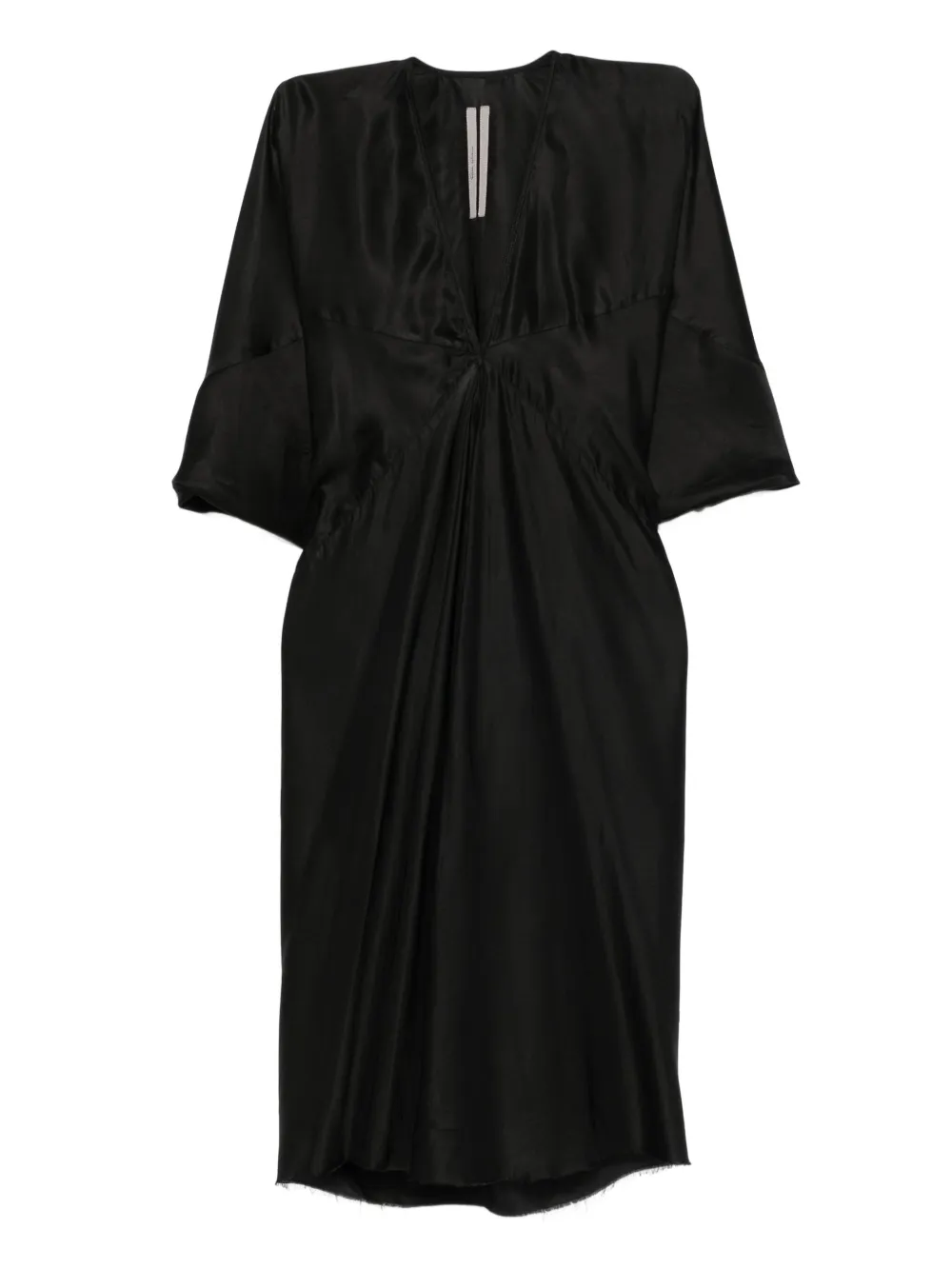 Rick Owens Concordians Kite midi dress Zwart